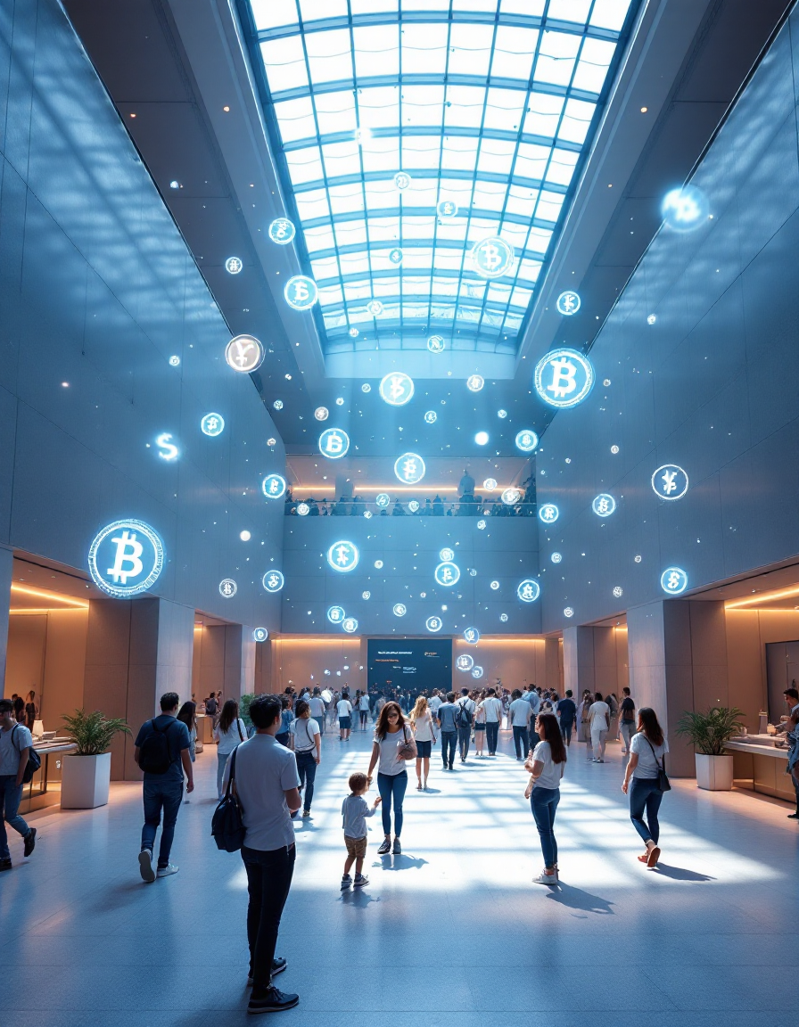 Cryptocurrency donation visualization