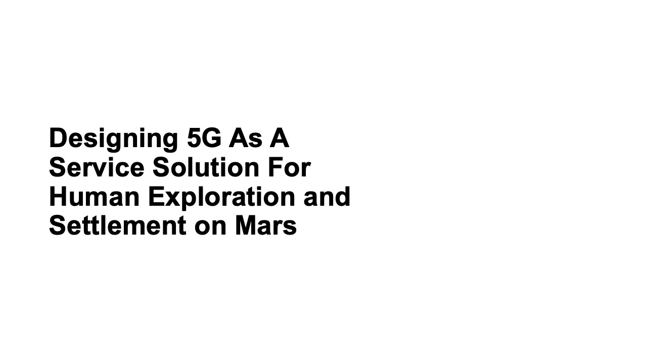 Mars Project Slide 1